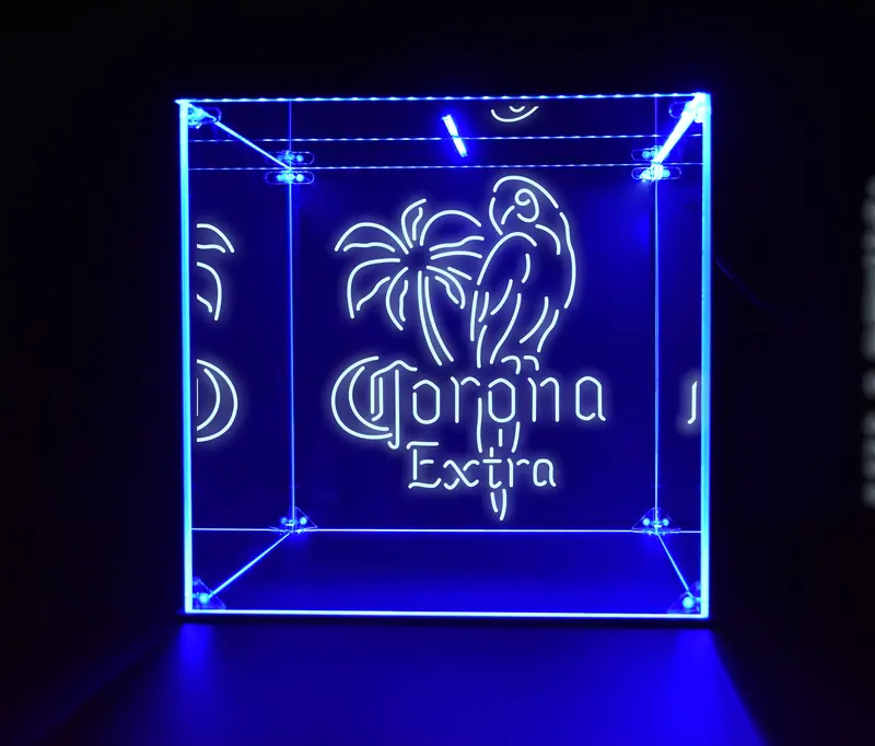 Wine, Champagne, Liquor, Beverage Bottle Led Display Case, Corona Collection 1