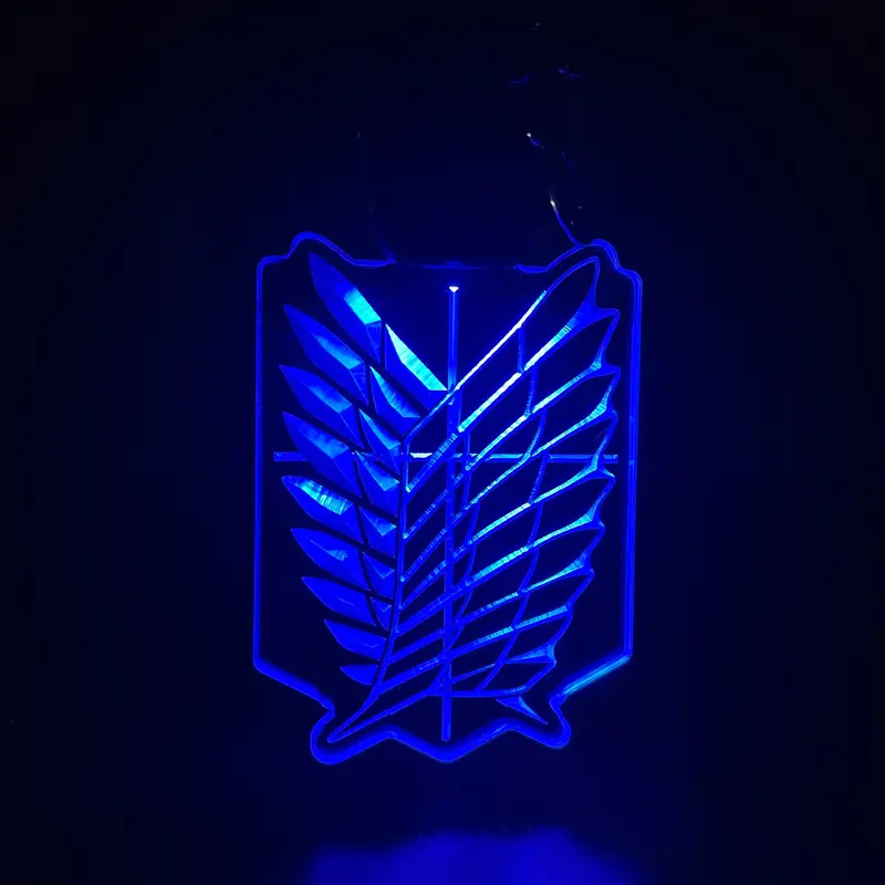 Wings Of Freedom Led Light Acrylic Keychain , Christmas Tree Ornament 1