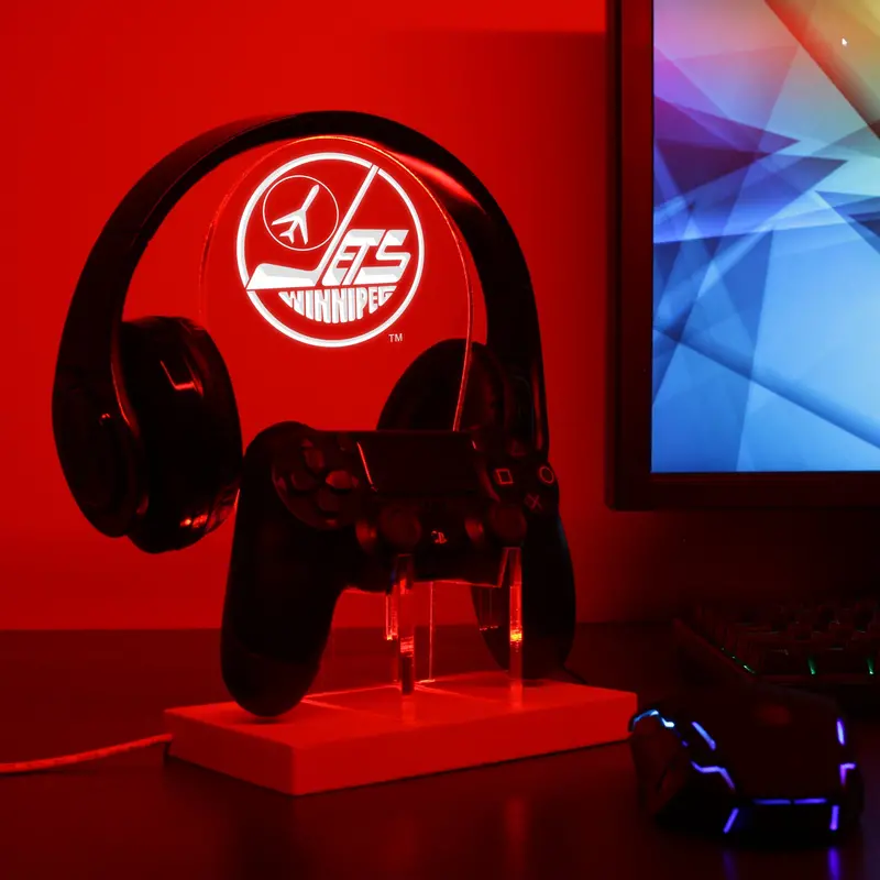 Winnipeg Jets Led Gaming Headset Controller Stand 1