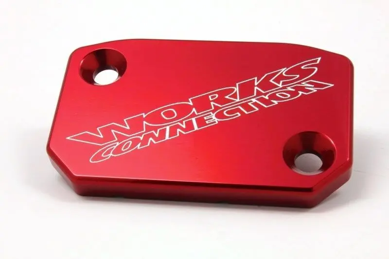 Works Connection 21-075 Brembo Clutch Master Cylinder Cover Cap Red -Made In Usa 1