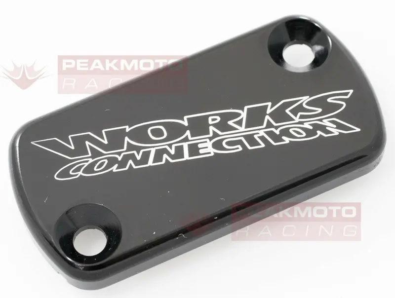 Works Connection 21-105 Front Brake Master Cylinder Cover Cap Black Made In Usa 1