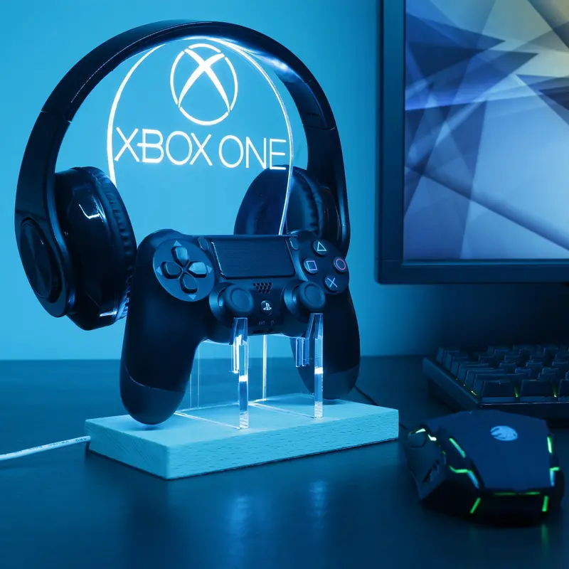 Xbox One Led Gaming Headset Controller Stand 1