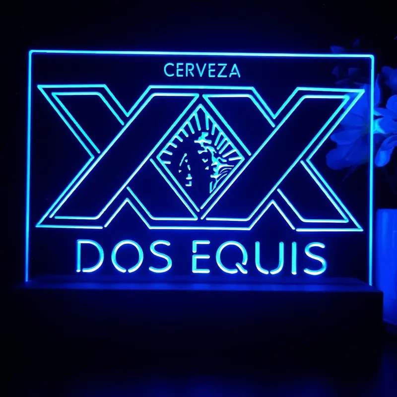 Xx Dos Equis Beer Neon Sign Pub Bar Lamp 1