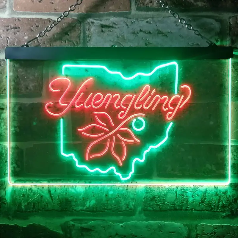 Yuengling Ohio State Buckeye Breiter Beer Home Bar Neon Light Led Sign 1