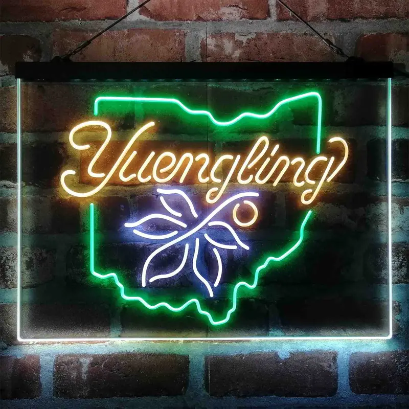 Yuengling Ohio State Buckeye Neon 3-Color Led Sign 1