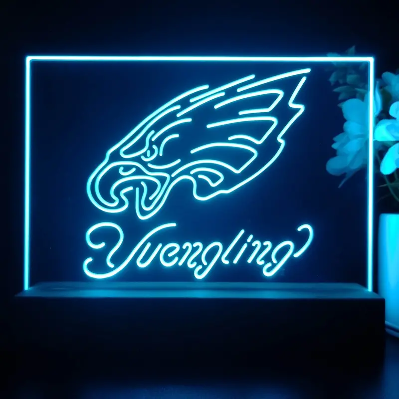 Yuengling Philadelphia Eagle 3D Illusion Night Light Desk Lamp 1