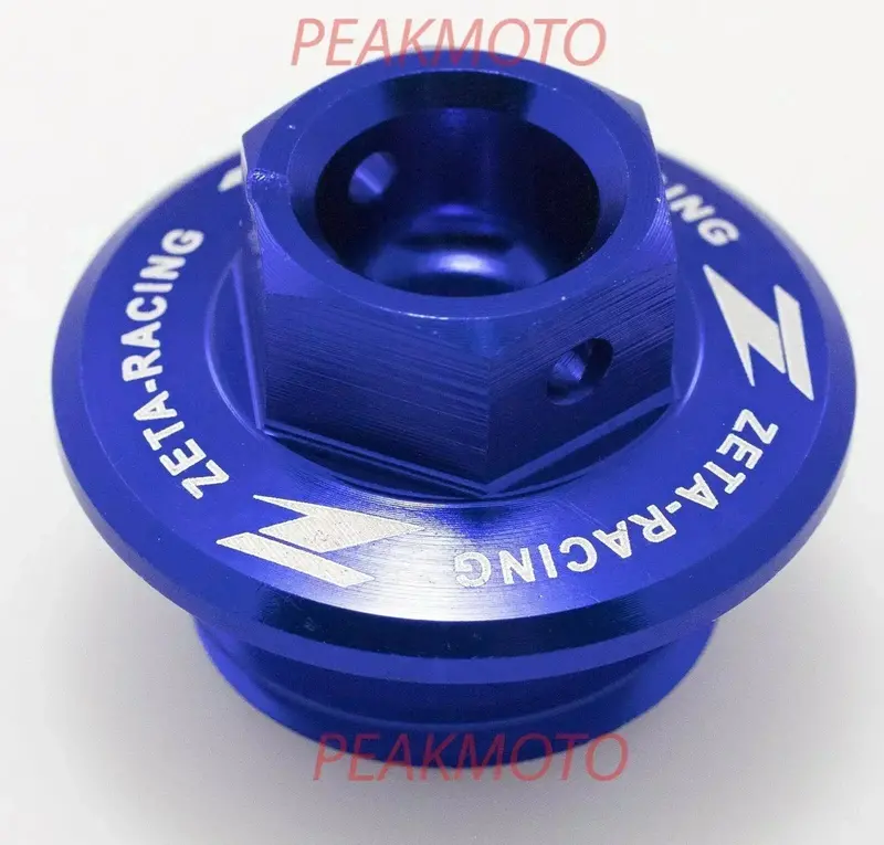 Zeta Ze89-2112 Blue Oil Filler Plug Yz80 Yz85 Yz125 Yz250 Yz250f Yz450f Yfz450 1
