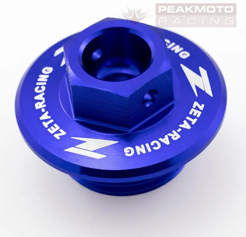 Zeta - Ze89-2212 Oil Filler Plug Blue Suzuki Rm80 Rm85 01-16, Rm125 Rm250 01-08 1