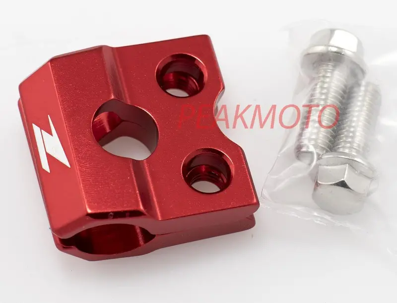 Zeta - Ze92-4106 - Brake Line Clamp, Red Yamaha Yz250f Yz450f 2005-2008 1