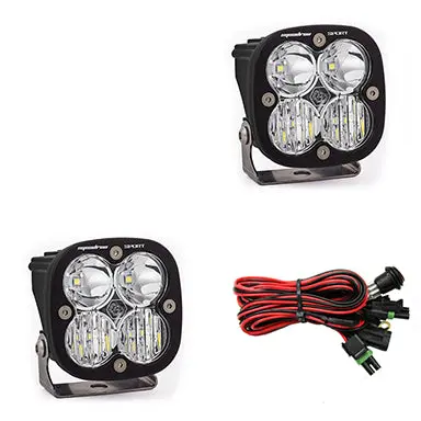 Baja Designs Squadron Sport Led Driving/Combo Light Pods – Clear Lens, Pair 1