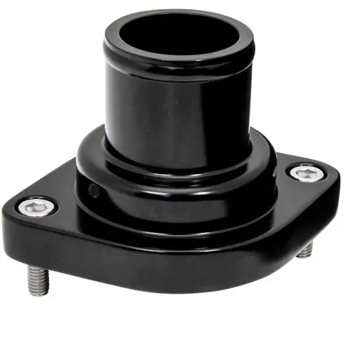 Billet Specialties Blk90134 Ls Engine Thermostat Housing – Straight-Port, Matte Black Anodized Aluminum 1