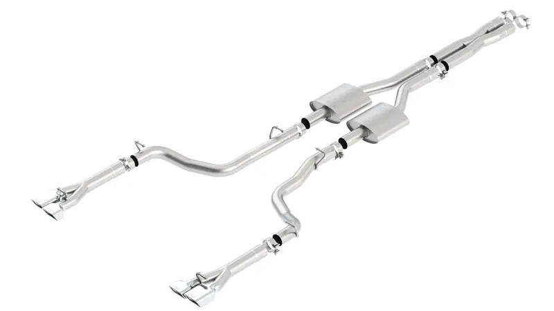 Borla 140436 Atak Cat-Back Exhaust System – Aggressive Tone, Stainless Steel Construction 1