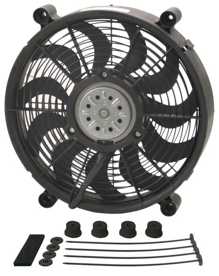 Derale 14-Inch High-Output Electric Cooling Fan Kit – Standard Mount, Model #18214 1