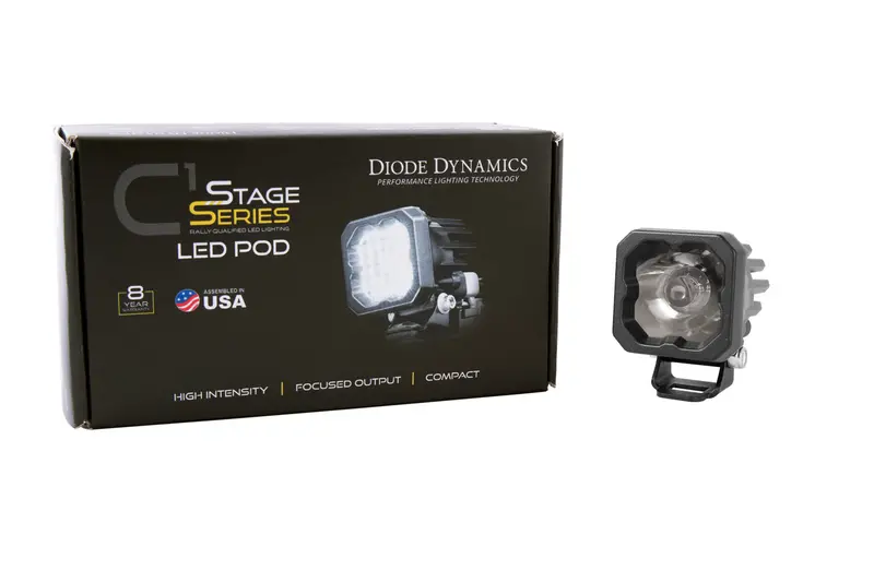 Diode Dynamics Dd6455S Stage Series C1 Pro Led Pod – White Wide Beam, Abl Ready 1