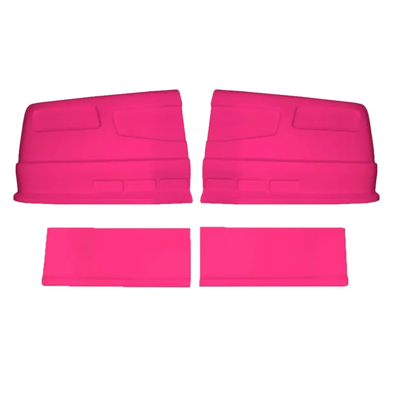 Dominator Race Products 300-Pk Stainless Steel Nose Pink Racing Decals 1