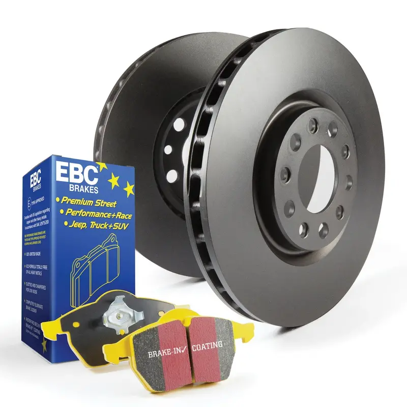 Ebc Brakes S13Kf1841 Performance Brake Kit – Yellowstuff Pads + Rk Drilled & Slotted Rotors 1