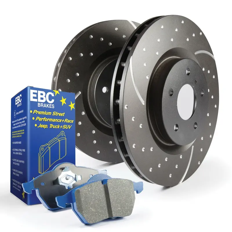 Ebc Brakes S6Kf1138 Bluestuff Street Brake Pad And Gd Sport Rotor Kit 1