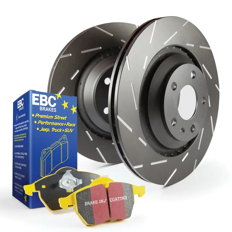 Ebc Brakes S9Kr1220 Rear Brake Kit – Yellowstuff Pads & Usr Drilled/Slotted Rotors 1