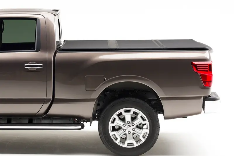 Extang Solid Fold 2.0 Tonneau Cover For 2017–2020 Nissan Titan – 8'2" Length With Utili-Track Compatibility 1