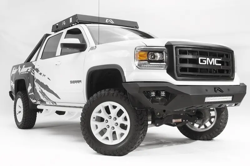 Fab Fours Vengeance Front Bumper – Uncoated, Paintable Steel Frame (Gs14-D3151-B) 1