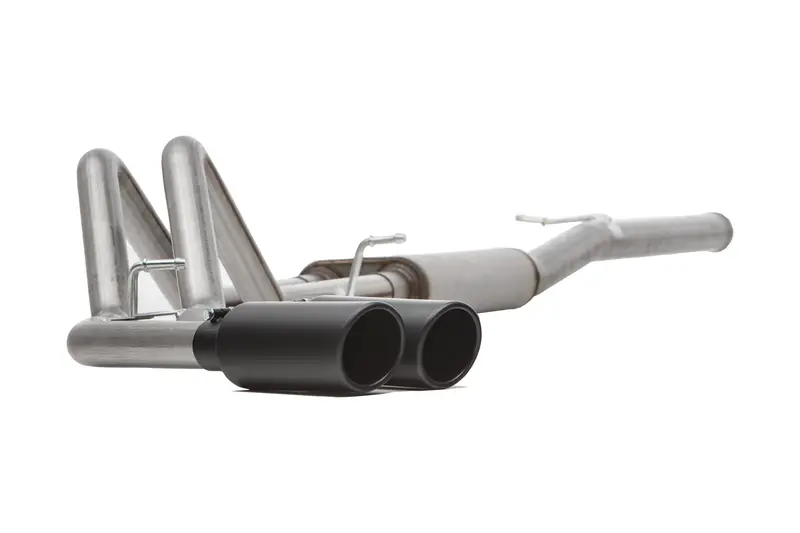 Gibson Performance Exhaust 68400B Black Elite Dual-Sport Cat-Back System – Stainless Steel 1