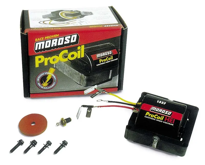 Moroso 72355 Pro-Coil Ignition Coil With Yellow Wire – Hei Compatible 1