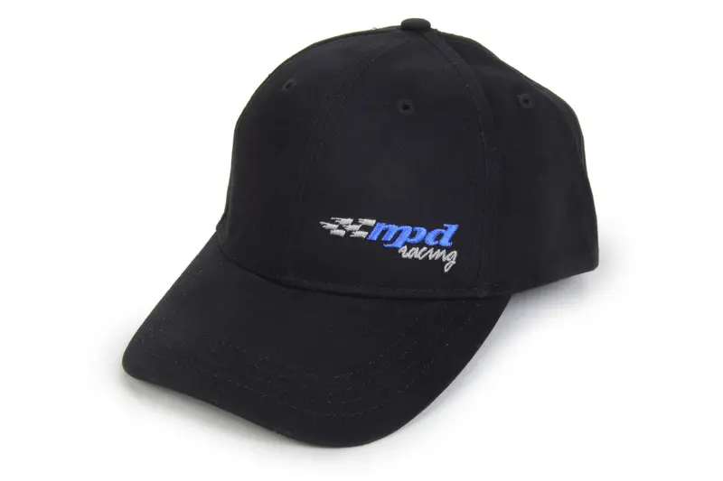 Mpd Racing Black Logo Performance Hat – Adjustable Velcro Closure, Track-Inspired Style 1