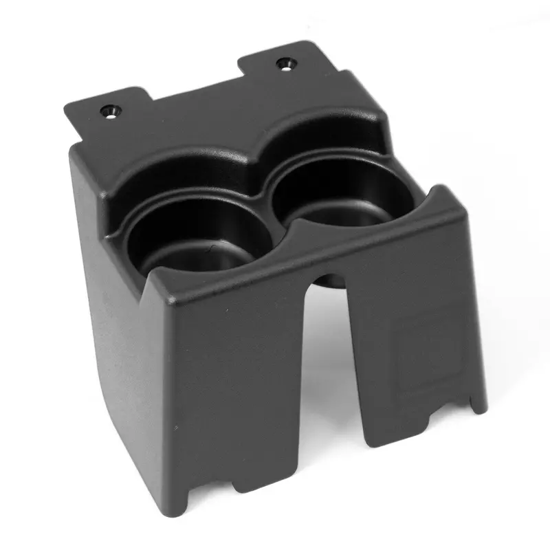 Omix-Ada Dual Black Plastic Cup Holder For Factory Console 1