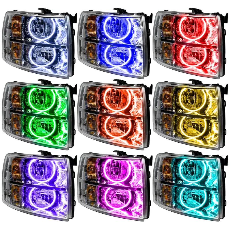 Oracle Lighting 7007-504 Round Smd Headlight Assemblies – Colorshift Rgbw Technology, Pre-Wired & Plug-And-Play 1