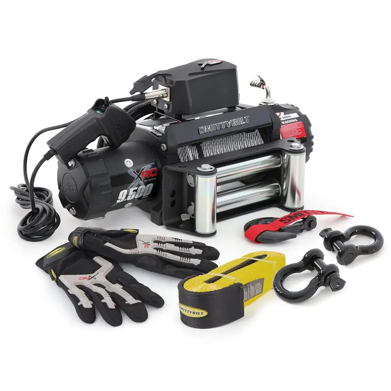 Smittybilt Xrc 9500 Lb Waterproof Winch Recovery Kit 1