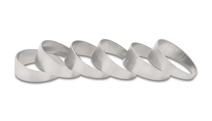 Vibrant Performance 2.5" Od Pie-Cut Elbows – 90° Stainless Steel Fittings (6-Pack) 1