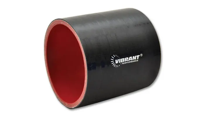 Vibrant Performance 2708 Heavy-Duty 4-Ply Silicone Coupler – 2.25" Id × 3" Length, Black 1