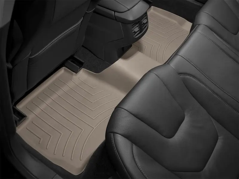 Weathertech Digitalfit Tan Floor Liners – Second Row Fitment For Precise Coverage 1